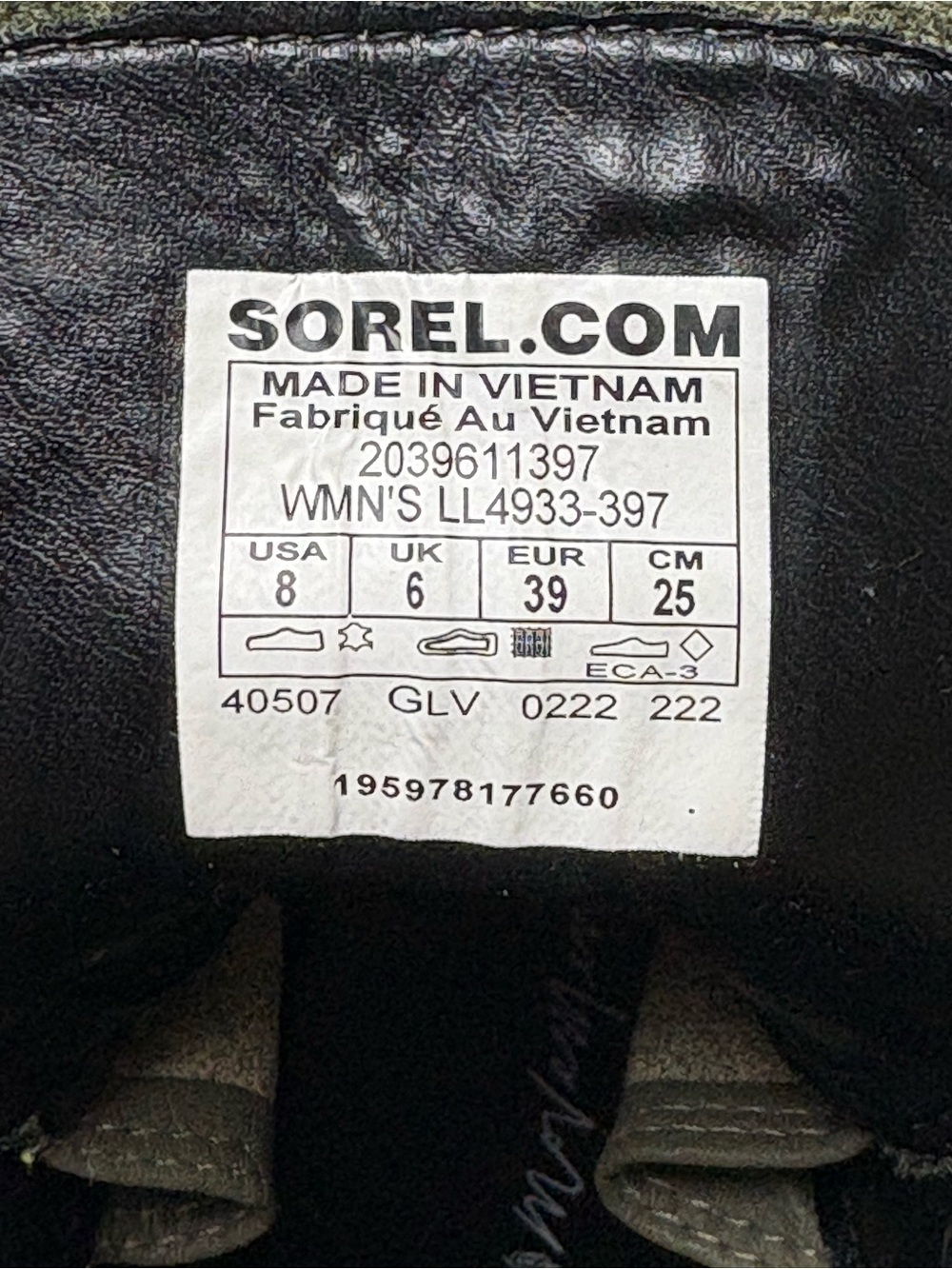 Free People Movement x SOREL Brex Lace Waterproof Boot Olive Orange Sz 8 - Picture 8 of 10